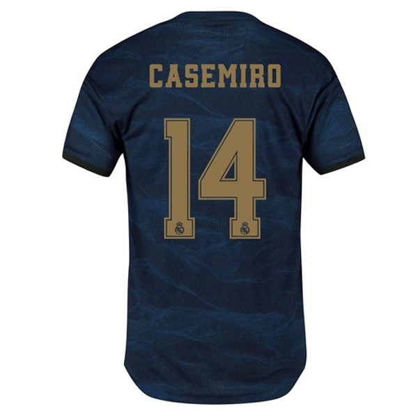 Trikot Real Madrid NO.14 Casemiro Auswarts 2019-20 Blau Fussballtrikots Günstig